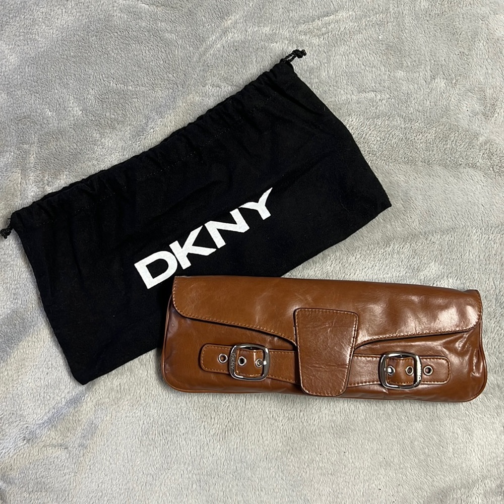 DKNY clutch Brown